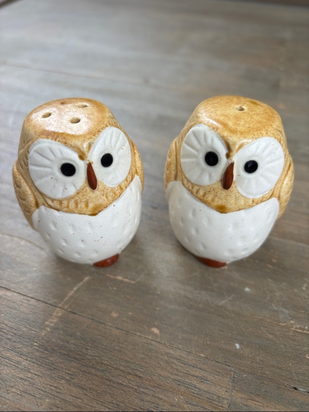 Vintage Kotobuki owl salt and pepper shakers